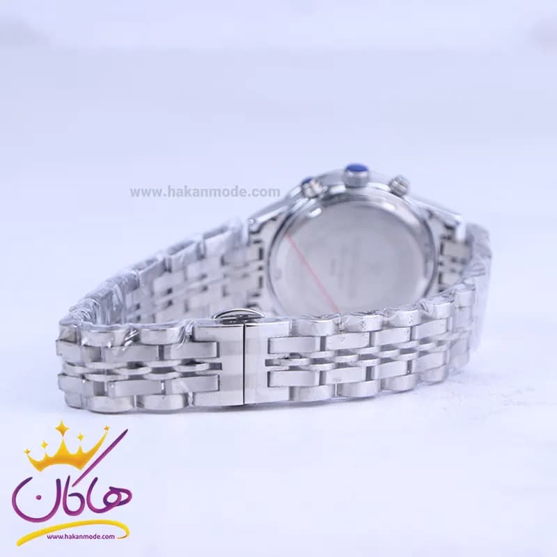 ساعت مچی رومانسون زنانه فلزی نقره ای صفحه آبی 030/2 — تصویر ۳