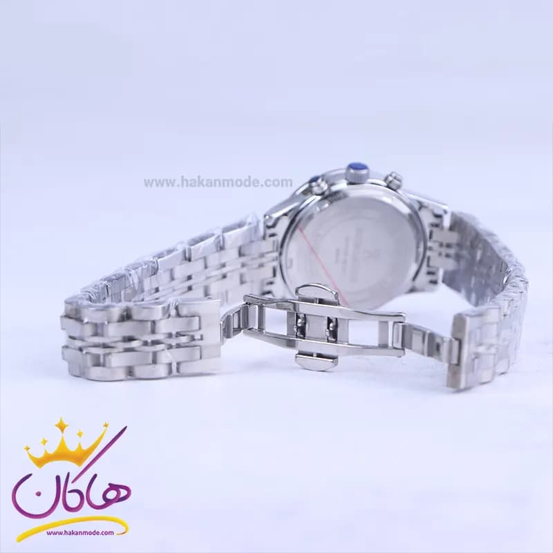 ساعت مچی رومانسون زنانه فلزی نقره ای صفحه آبی 030/2 — تصویر ۲