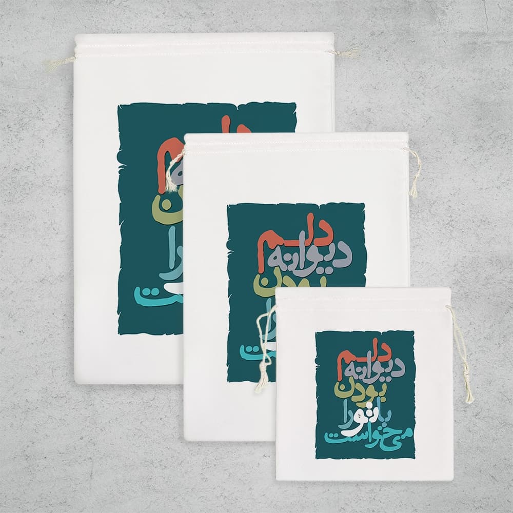 کیسه نظم دهنده دلم دیوانه بودن با تو را میخواست — تصویر ۲