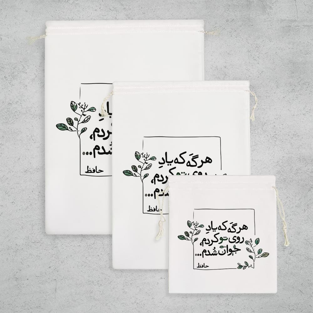 کیسه نظم دهنده هرگه که یاد روی تو کردم جوان شدم — تصویر ۳