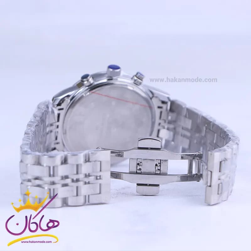 ساعت مچی رومانسون مردانه فلزی نقره ای صفحه تیفانی 030/3 — تصویر ۲