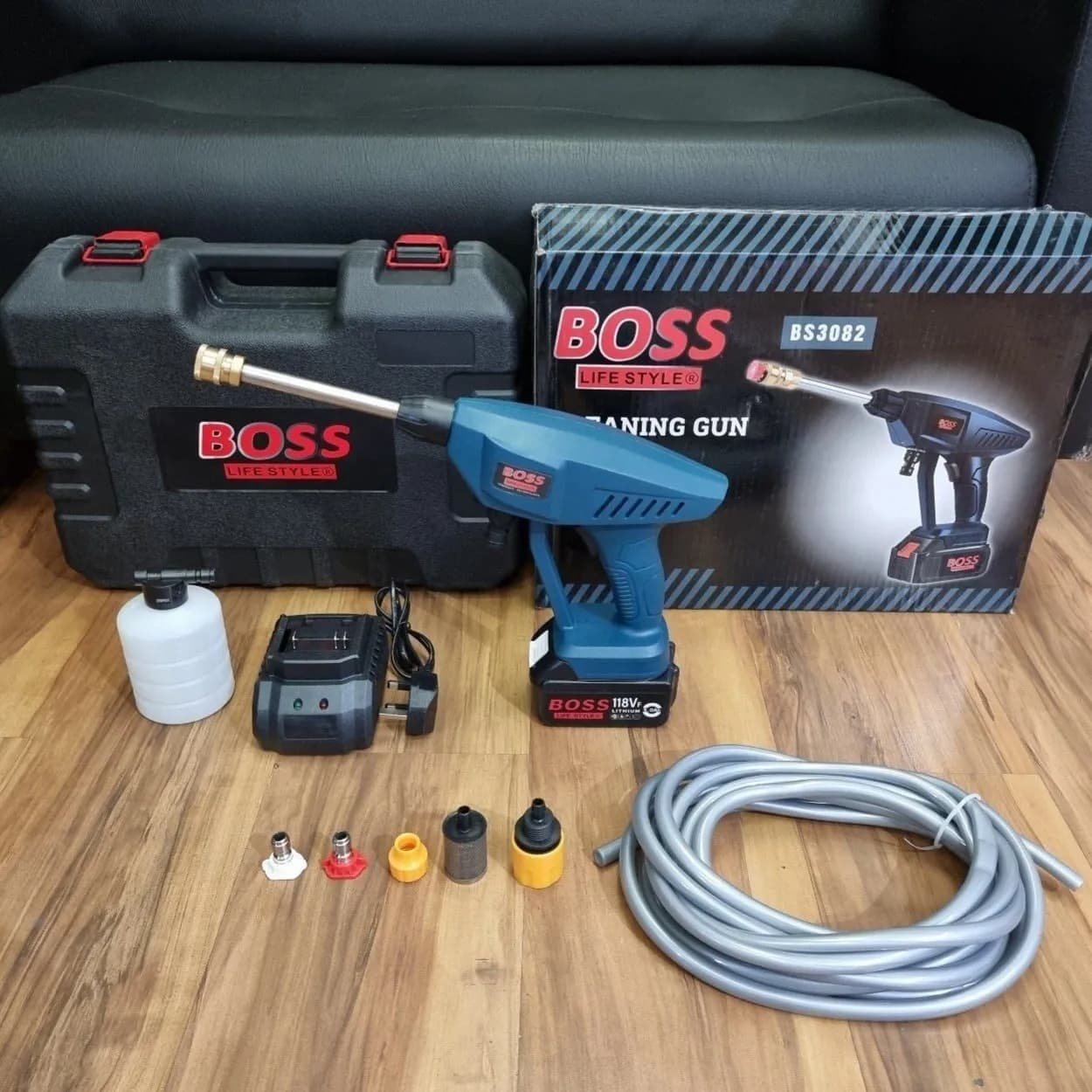 کارواش سمپاش شارژی 20 بار باس مدل Bs3082