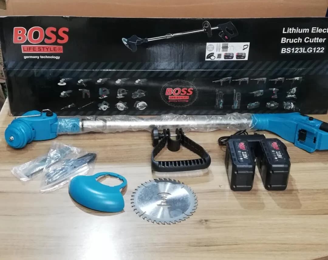 علف زن شارژی 118 ولت حرفه ای باس مدل BS123LG122 — تصویر ۲