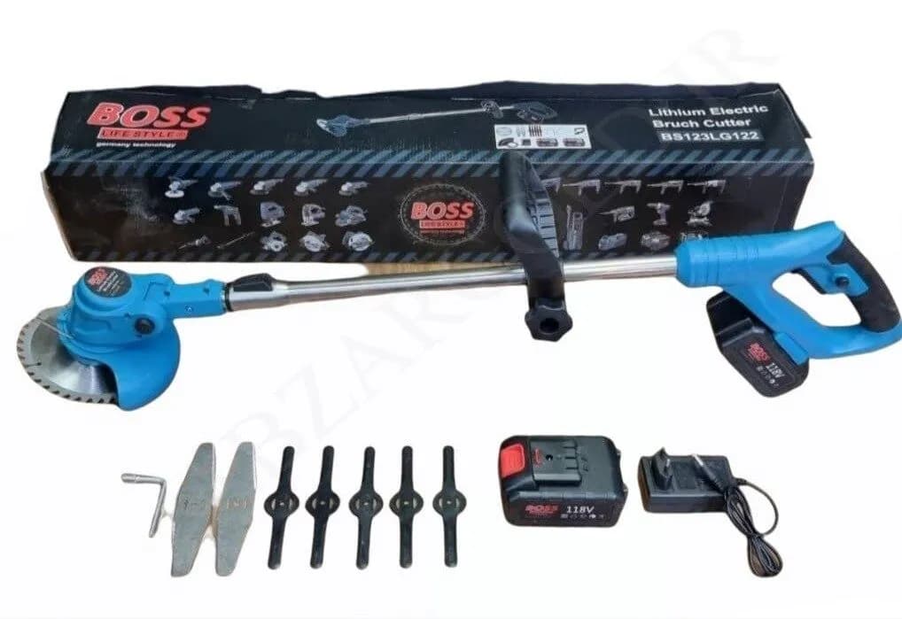 علف زن شارژی 118 ولت حرفه ای باس مدل BS123LG122