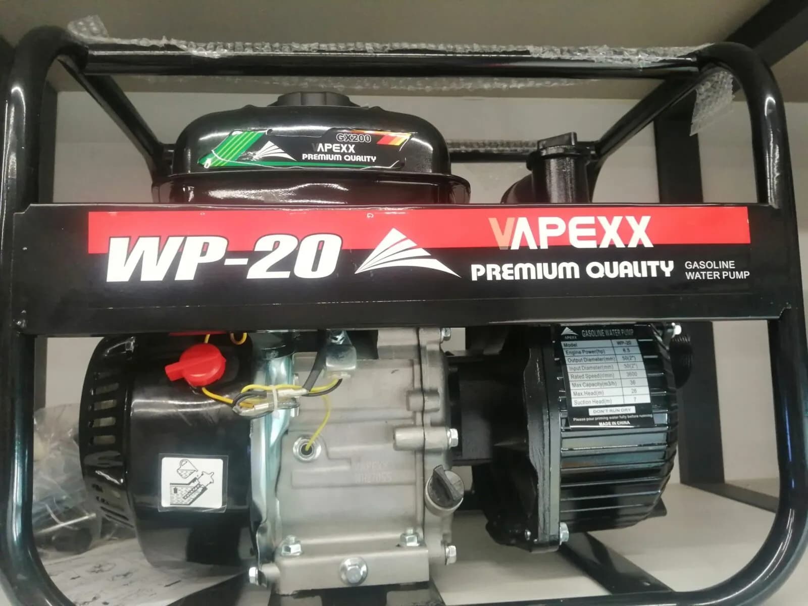 موتور پمپ آب 2 اينچ كلاسيك بنزيني اپکس طرح هندا مدل WP-20