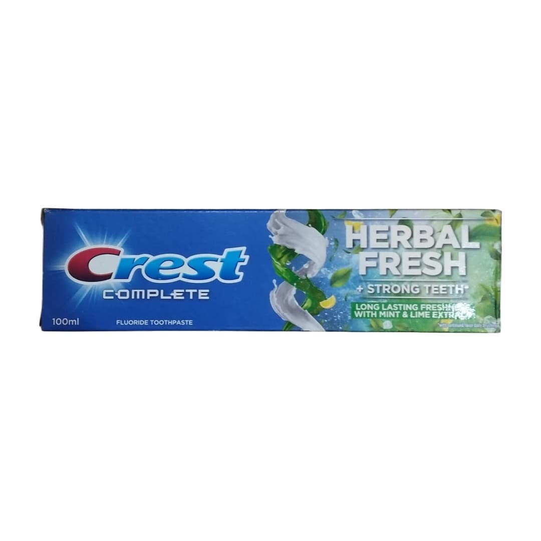 خمیر دندان کرست مدل Complete HERBAL FRESH حجم 100 میلی لیتر بسته 12 عددی