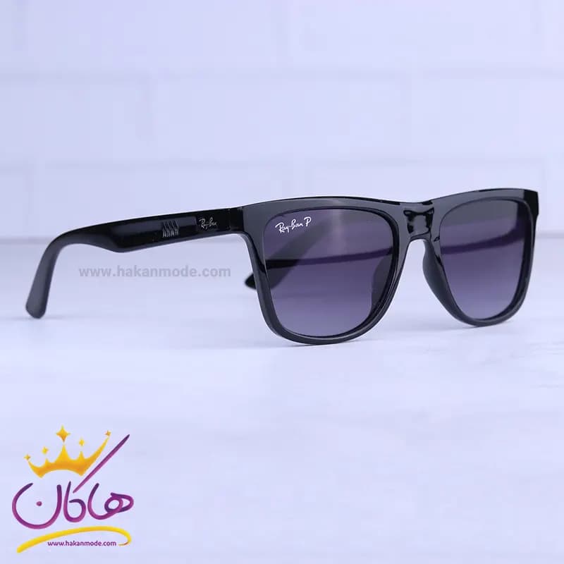 عینک آفتابی ری بن مردانه فریم مشکی پلاریزه RB 4413/1 — تصویر ۴
