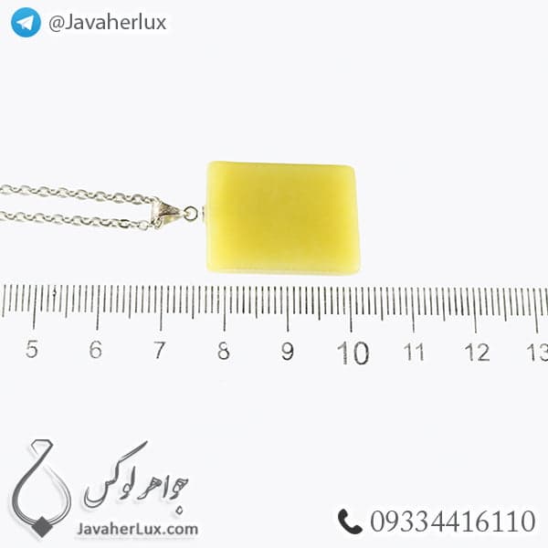 گردنبند سنگ یشم _ کد : 400280 — تصویر ۳