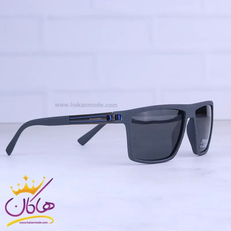 عینک آفتابی مورل مردانه پلاریزه فریم طوسی D2426P/3 — تصویر ۴