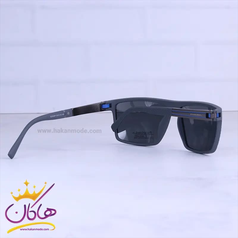 عینک آفتابی مورل مردانه پلاریزه فریم طوسی D2426P/3 — تصویر ۳