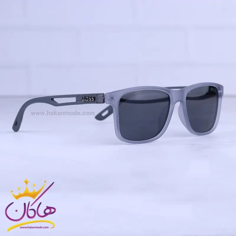 عینک آفتابی بوس مردانه فریم طوسی پلاریزه P3301/5 — تصویر ۳