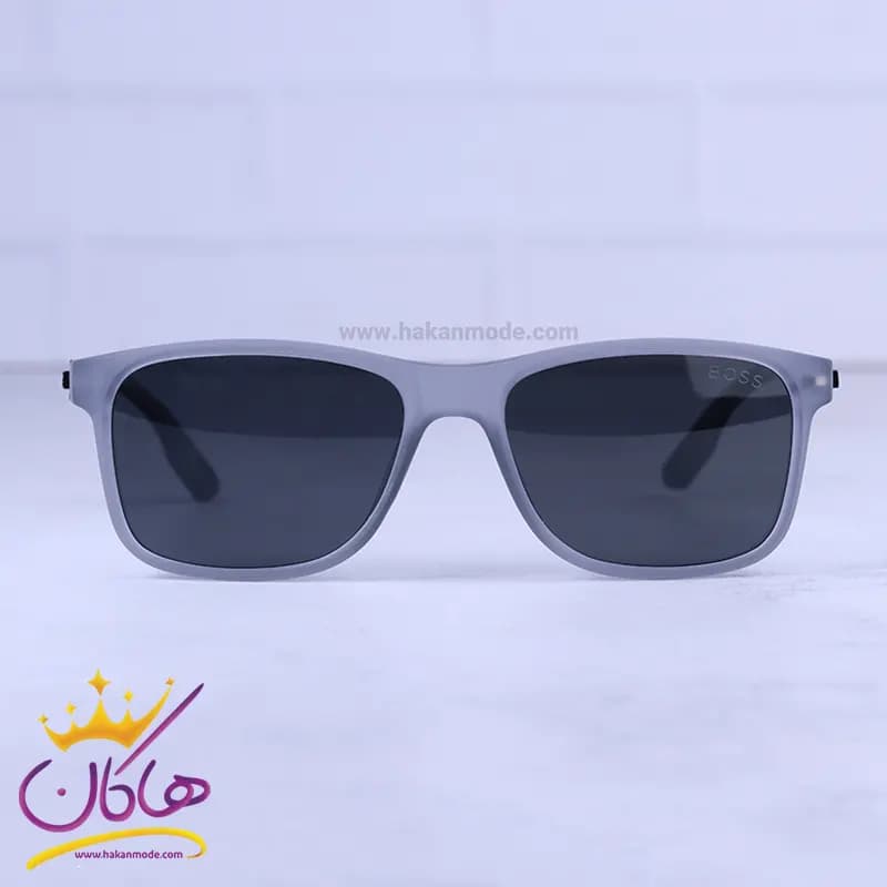 عینک آفتابی بوس مردانه فریم طوسی پلاریزه P3301/5