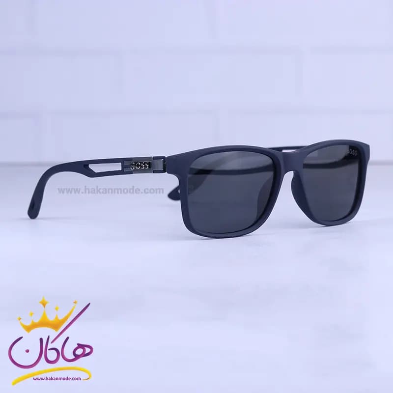 عینک آفتابی باس مردانه فریم سرمه ای پلاریزه P3301/2 — تصویر ۴