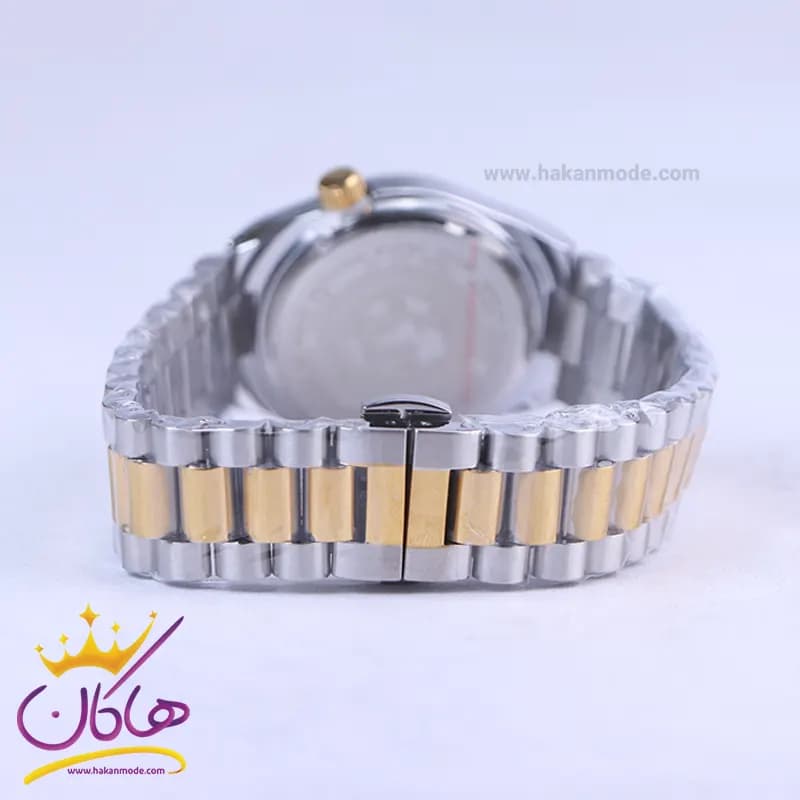 ساعت مچی سیتیزن زنانه فلزی نقره ای طلایی صفحه آبی 107334/14 — تصویر ۳
