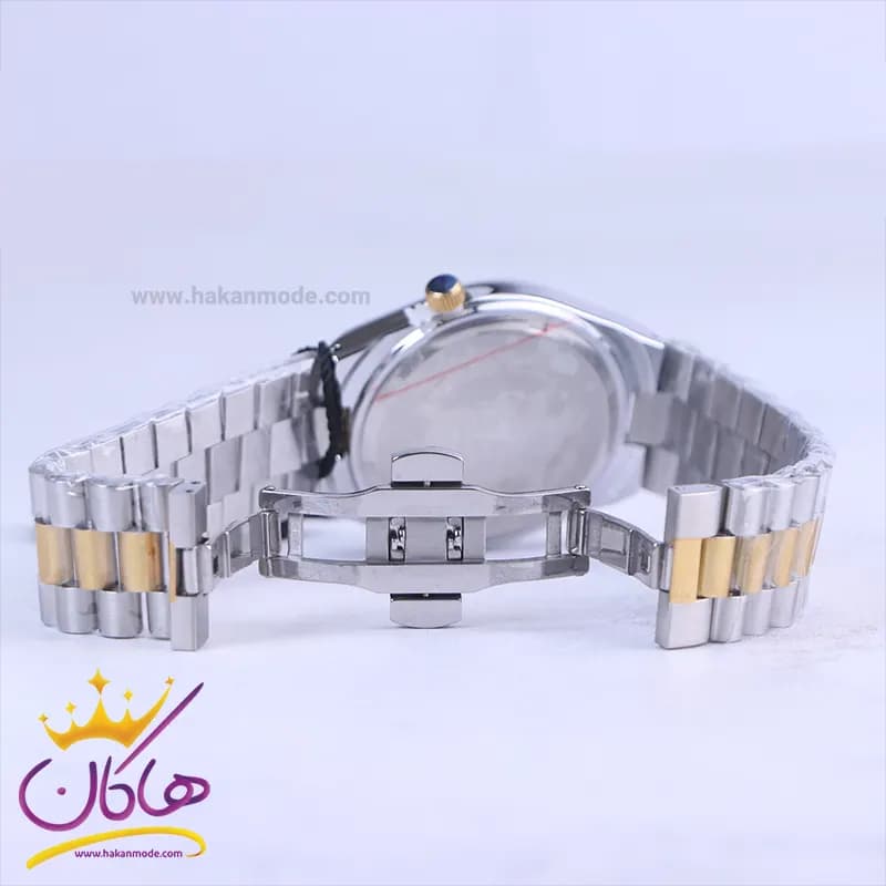 ساعت مچی سیتیزن مردانه فلزی نقره ای طلایی صفحه آبی 107334/13 — تصویر ۲