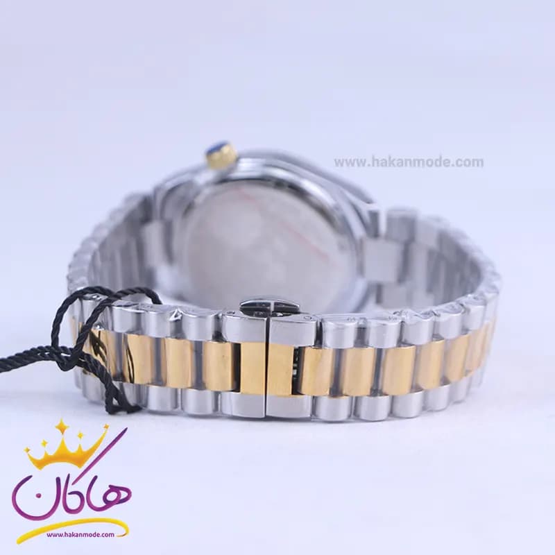 ساعت مچی زنانه سیتیزن فلزی نقره ای طلایی صفحه سبز 107334/12 — تصویر ۳