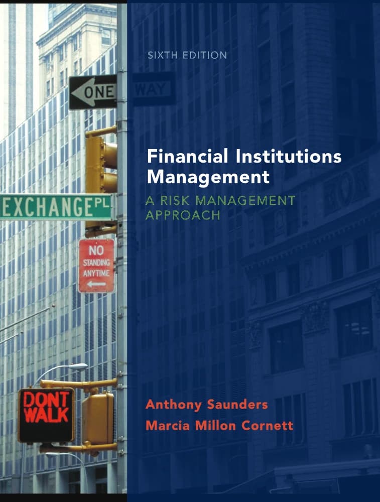 کتاب مدیریت موسسات مالی (Financial Institutions Management) نسخه انگلیسی PDF | آنتونی ساندرز