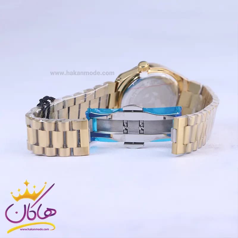 ساعت مچی سیتیزن زنانه فلزی طلایی صفحه سفید 107334/2 — تصویر ۲