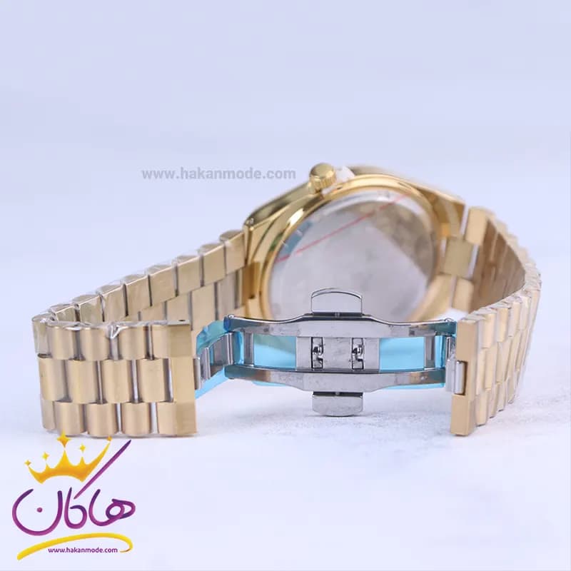 ساعت مچی سیتیزن مردانه فلزی طلایی صفحه سفید 107334/1 — تصویر ۲