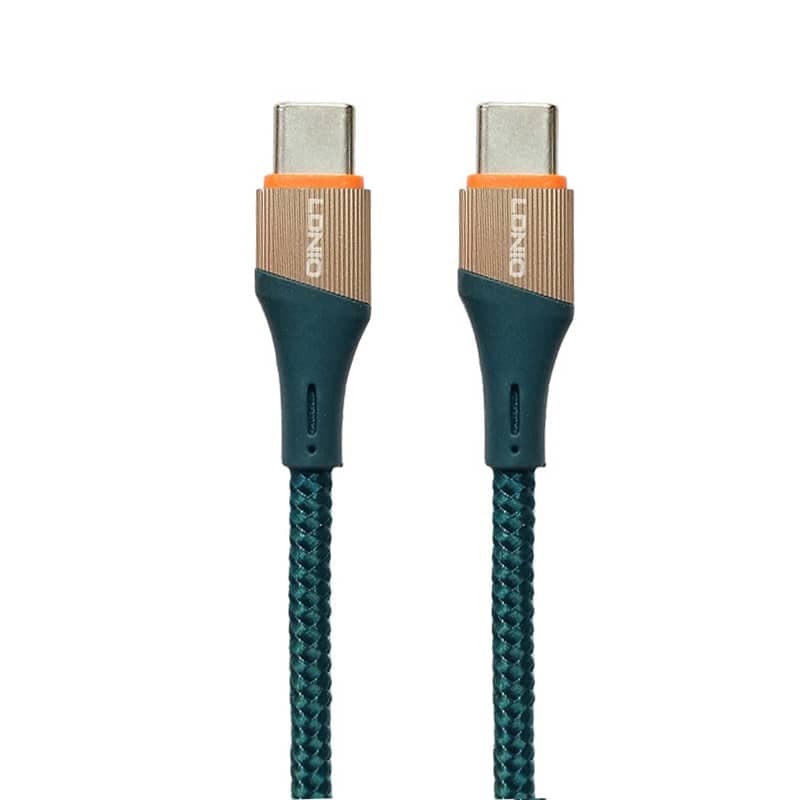 کابل 2 متری تایپ سی به تایپ سی الدینیو LC632C 65w — تصویر ۵
