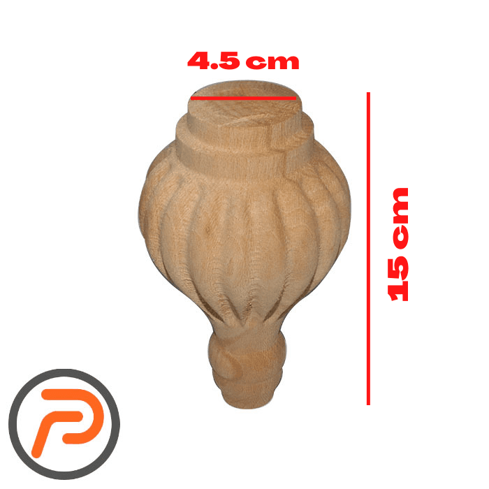 پایه چوبی cnc کد 6 — تصویر ۲