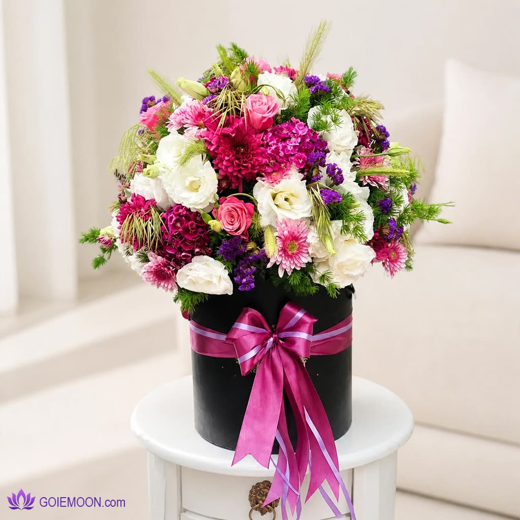 باکس گل رویایی و زیبا یک طرفه