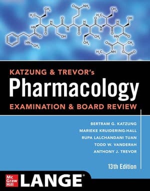 دانلود کتاب Katzung & Trevor’s Pharmacology Examination & Board Review Katzung