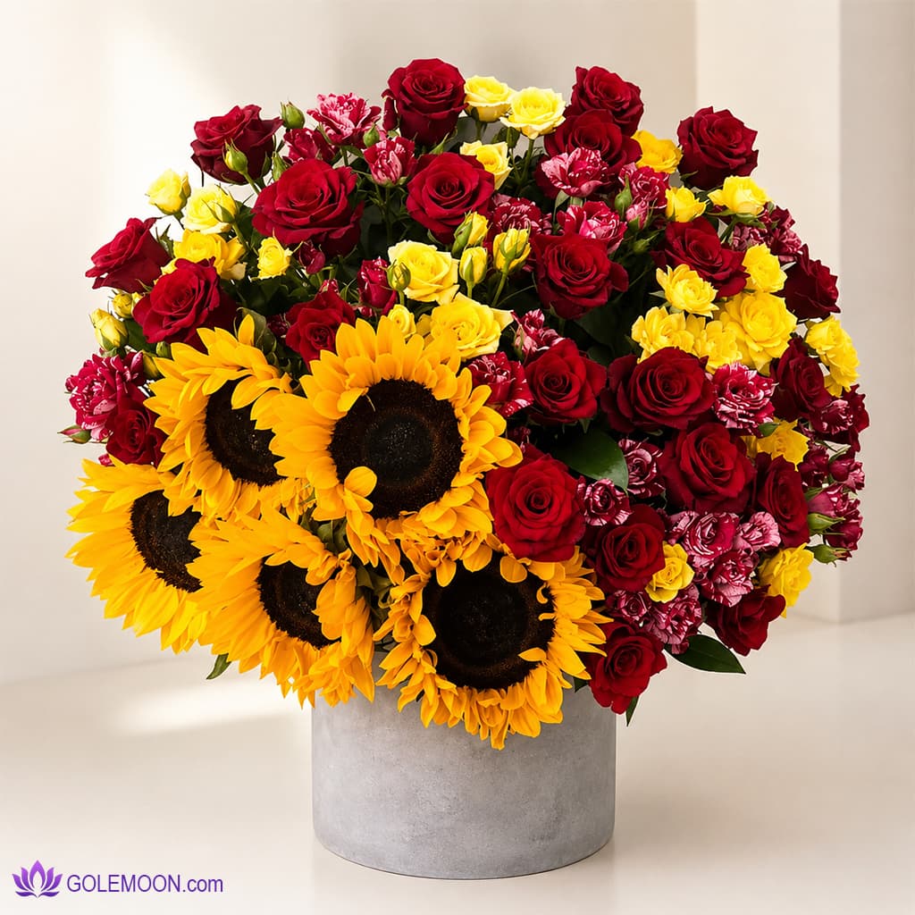باکس گل مدل اروپایی