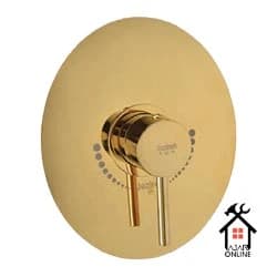 شیر روشویی توکار جزیره مدل آکا طلایی — تصویر ۳