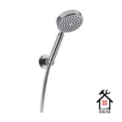 شیر حمام توکار جزیره مدل آکا تیپ A کروم مات سقفی — تصویر ۴