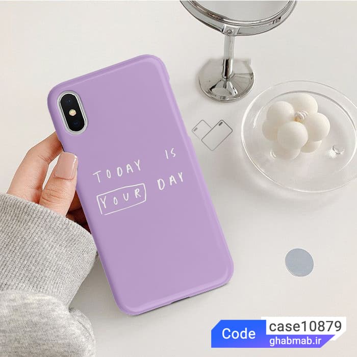 قاب گوشی رنگ بنفش case10879 — تصویر ۳