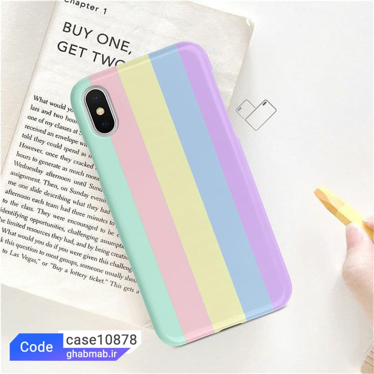 قاب گوشی طرح رنگارنگ case10878 — تصویر ۳