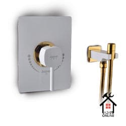 شیر روشویی توکار جزیره مدل زیرات سفید