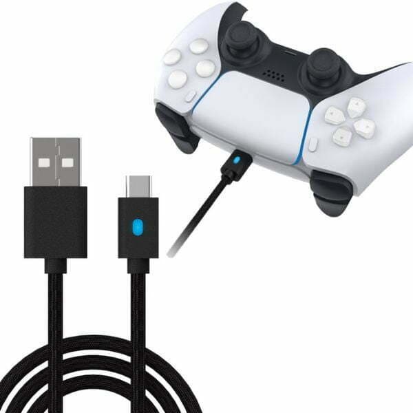 کابل شارژ USB Type C – 2M برای PS5 و Xbox
