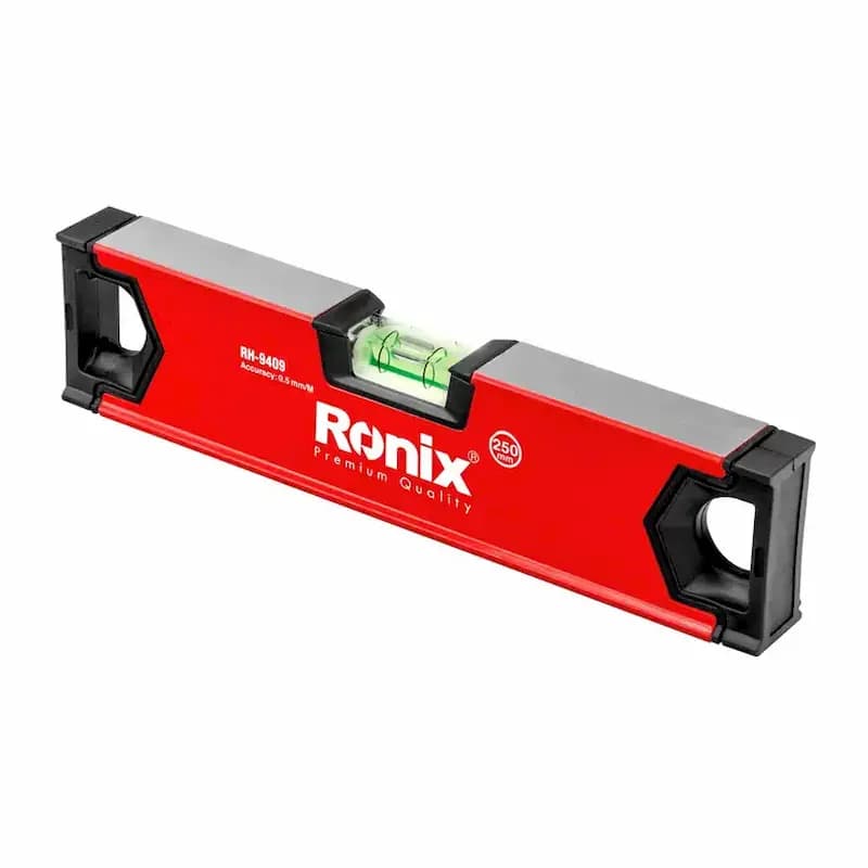 تراز دستی 25 سانتی متری رونیکس مدل RONIX RH-9409 بدنه آلومینیومی — تصویر ۲