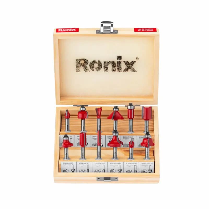 ست تیغ اورفرز رونیکس مدل RONIX RH-5341 مجموعه 12 عددی