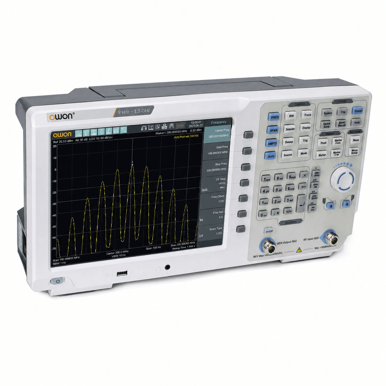 اسپکتروم آنالایزر اوون مدل OWON XSA1015P-TG با تراکینگ ژنراتور