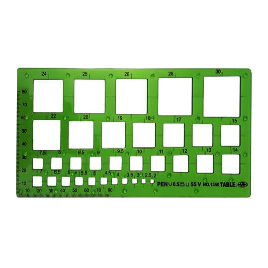 شابلون مربع TABLE