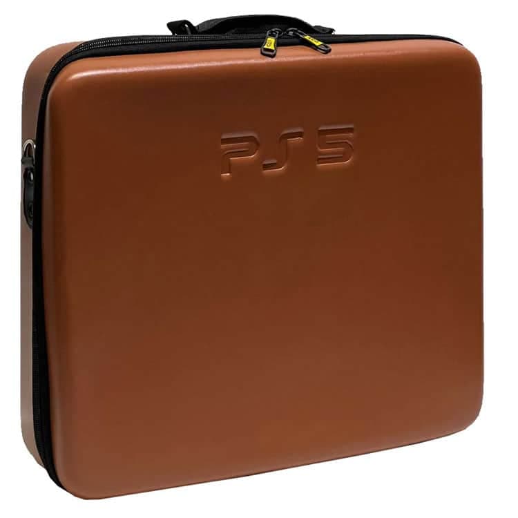 کیف ضد ضربه PS5 – رنگ Solid Brown