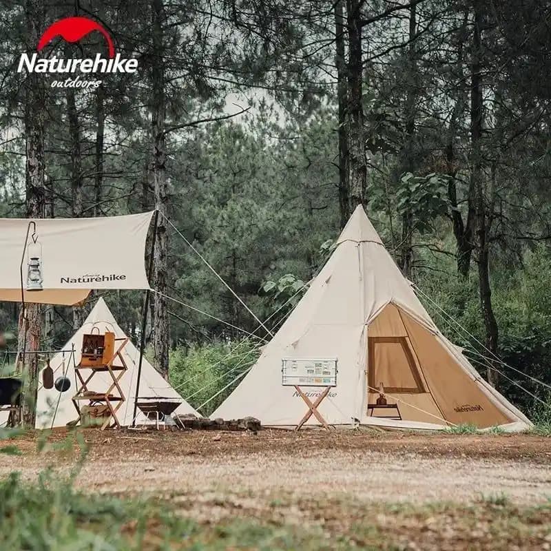 چادر گلمپینگ Naturehike NH20ZP002 چهار نفره مدل Pyramid — تصویر ۲
