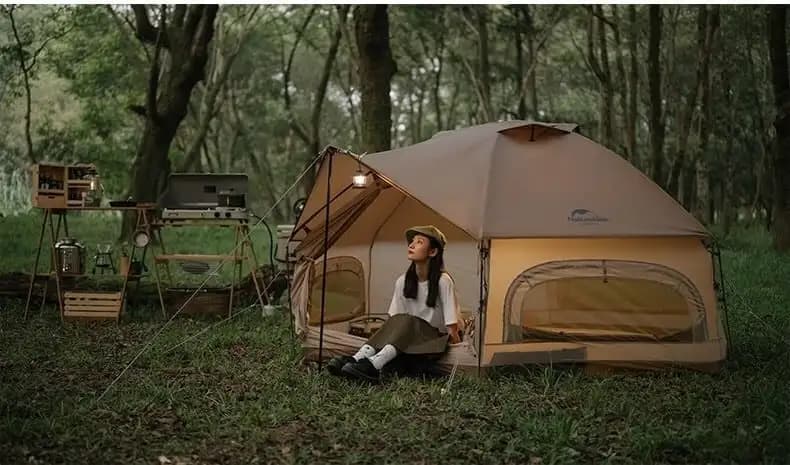چادر کمپینگ ۴ نفره Naturehike NH21ZP001 | چادر گلمپینگ نیچرهایک — تصویر ۳