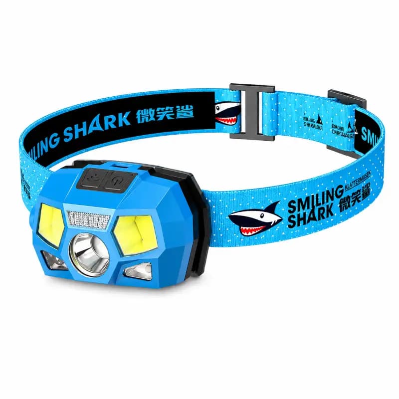 هد لایت اسمایلینگ شارک SMILING SHARK مدل K205 | سنسوردار، شارژی و ضد آب
