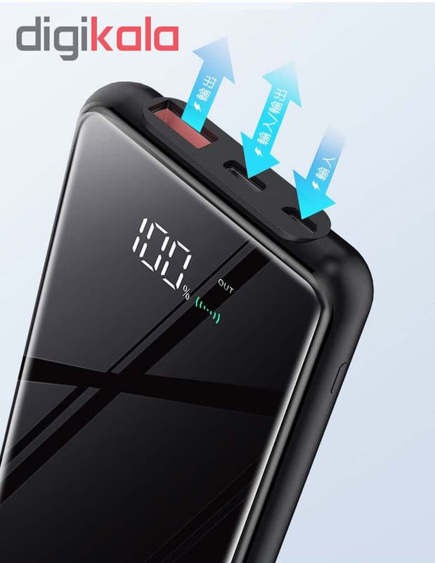 پاوربانک بی سیم ریمکس مدل RPP-105 ظرفیت 10000 میلی آمپر ساعت — تصویر ۲