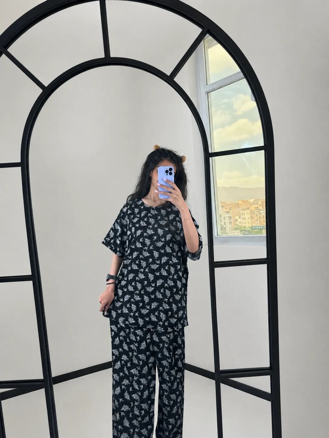 ست لباس راحتی زنانه نخی