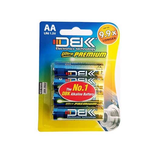 باتری قلمی دی بی کی مدل DBK LR6 Ultra Premium بسته 4 عددی