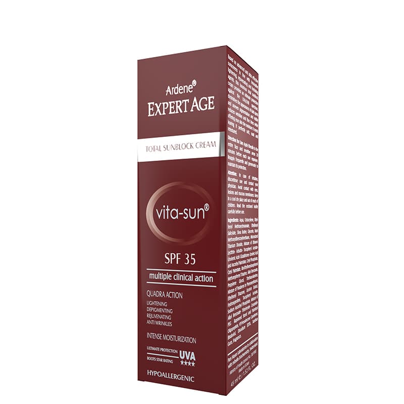کرم ضد آفتاب spf 35 روشن کننده و ضد چروک آردن اکسپرتیج