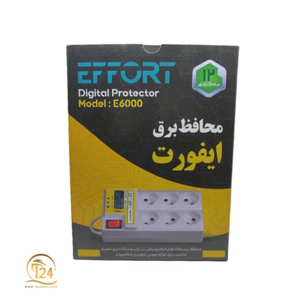 محافظ برق EFFORT مدل E6000 به طول کابل 3 متر