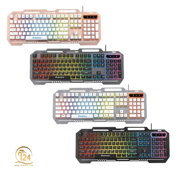 کیبورد گیمینگ JERTECH مدل LIGHTNING K910 — تصویر ۴