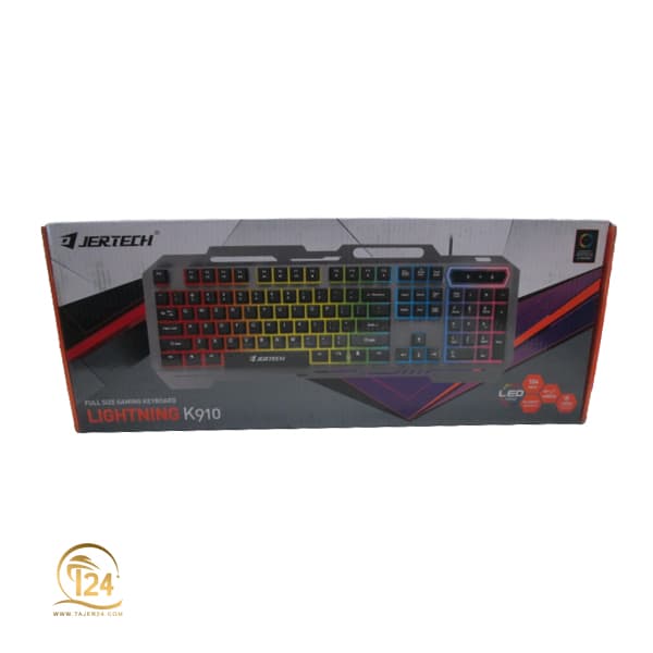 کیبورد گیمینگ JERTECH مدل LIGHTNING K910