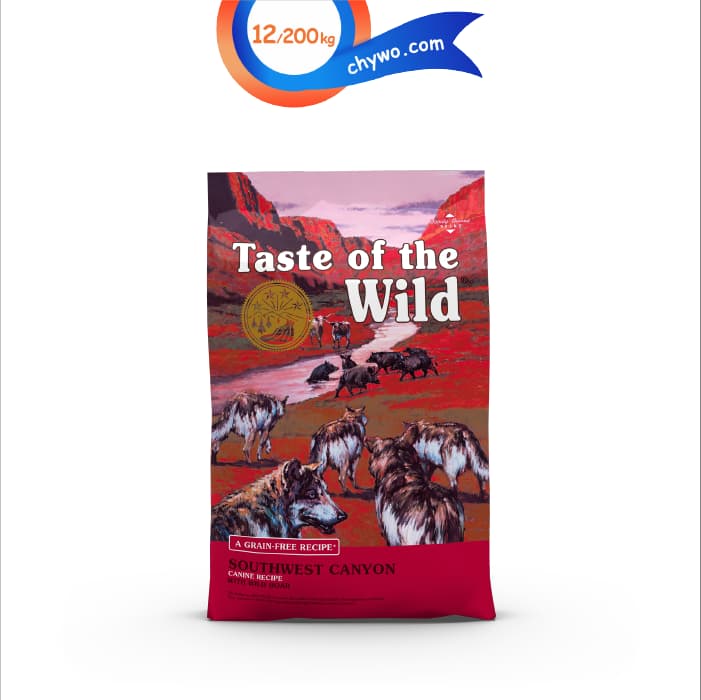 غذا خشک سگ بالغ تیست آف د وایلد طعم گوشت گراز + بره + گاو وزن 12.2 کیلوگرم Taste of the Wild SC